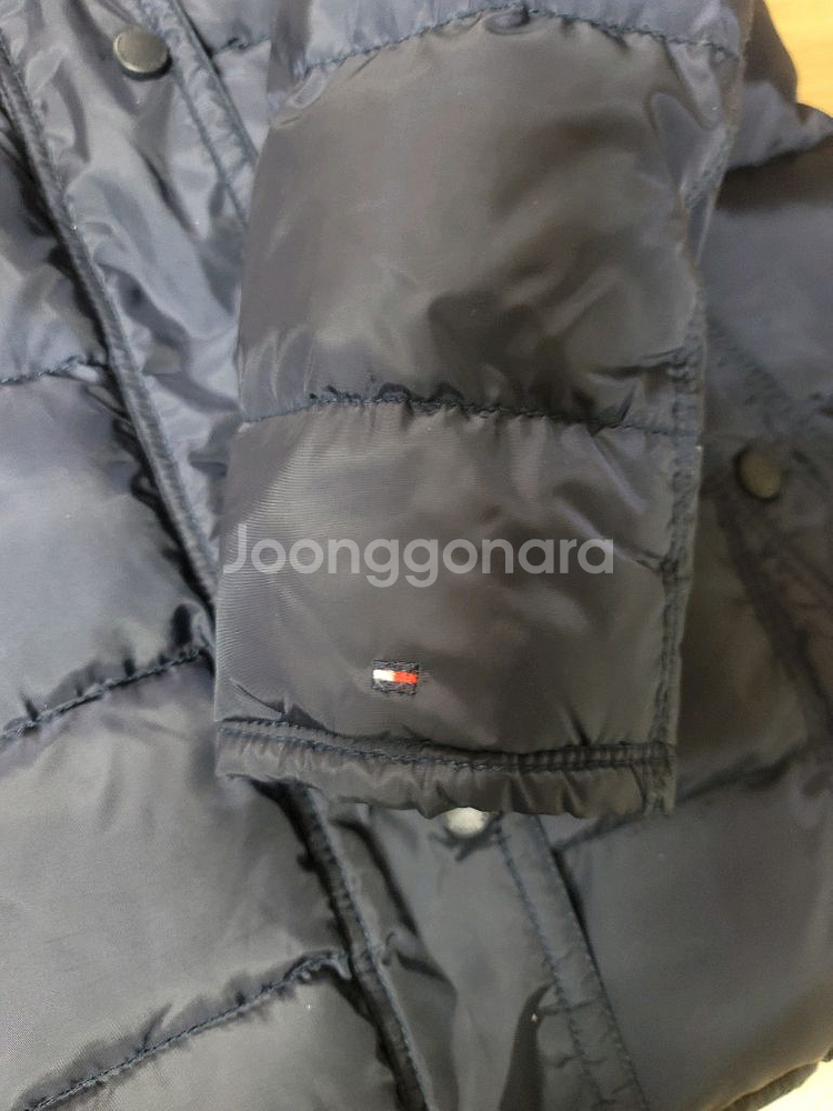 TOMMY HILFIGER 타미힐피거 여성 오리털 후드패딩--6