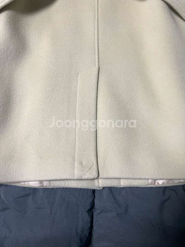 모우트 울 하프코트 베이지--5