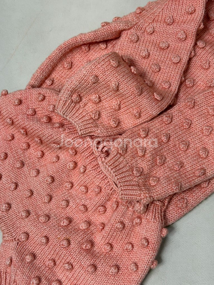 미샤앤퍼프 자몽 팝콘 풀오버+롬퍼 일괄 2-3y--4