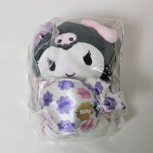 산리오 쿠로미 페코짱 콜라보 마스코트 홀더 인형 키링