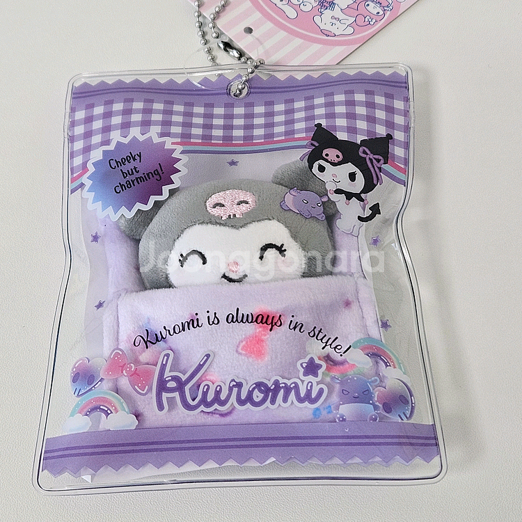 산리오 편의점 컬렉션 쿠로미 마스코트 인형 키링--0