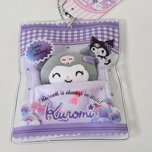 산리오 편의점 컬렉션 쿠로미 마스코트 인형 키링