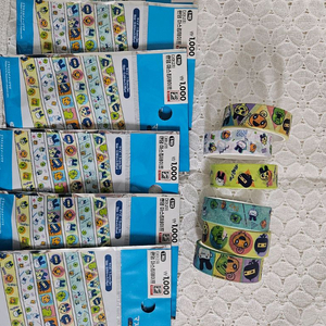 다이소 다마고치 마스킹 테이프 6종 세트