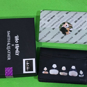 바오패밀리)스미스앤레더판다 명함지갑