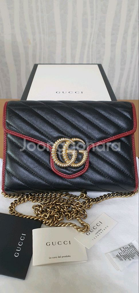 구찌 마몬트 마틀라세 크로스백 정품S급(감정O)프라다루이비통디올고야드샤넬셀린느보테가생로랑--1