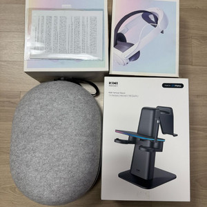 울산 직거래 메타 퀘스트 3 512g 정품 헤드셋 + 키미 스탠드 세트 게임4개포함