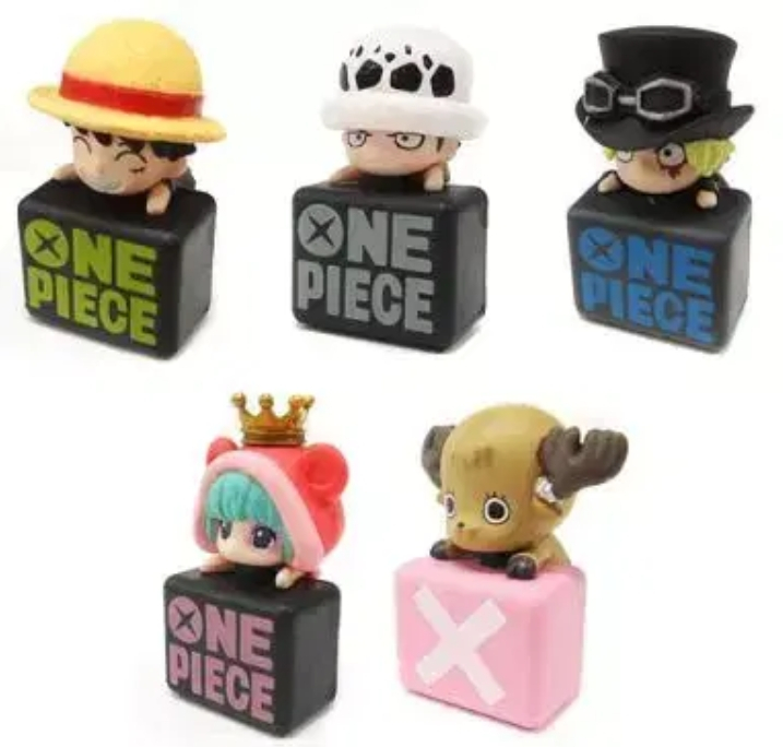원피스 가챠 피규어 모바일 굿즈 더블잭마스코트 3탄 5종 세트 미개봉--1