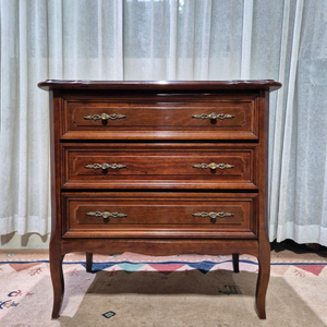 영국 엔틱 클래식 3단서랍장