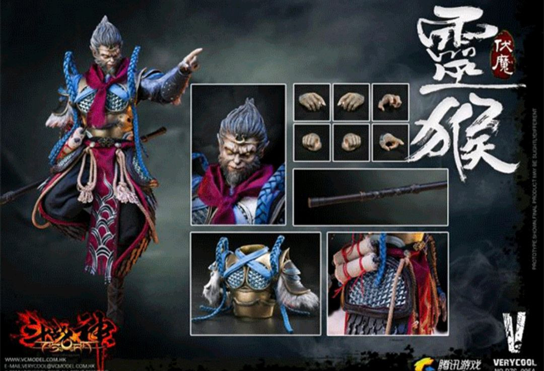 1/6 아수라 손오공 제천대성 VeryCool DZS-005 : Asura Monkey King디럭스버전 피규어--1