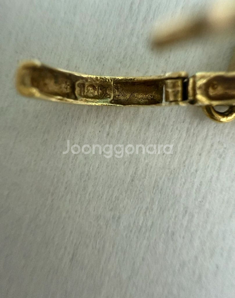 18k 목걸이 팬던트/ 18k 팔찌 / 18k 귀걸이 세트 일괄 판매--5