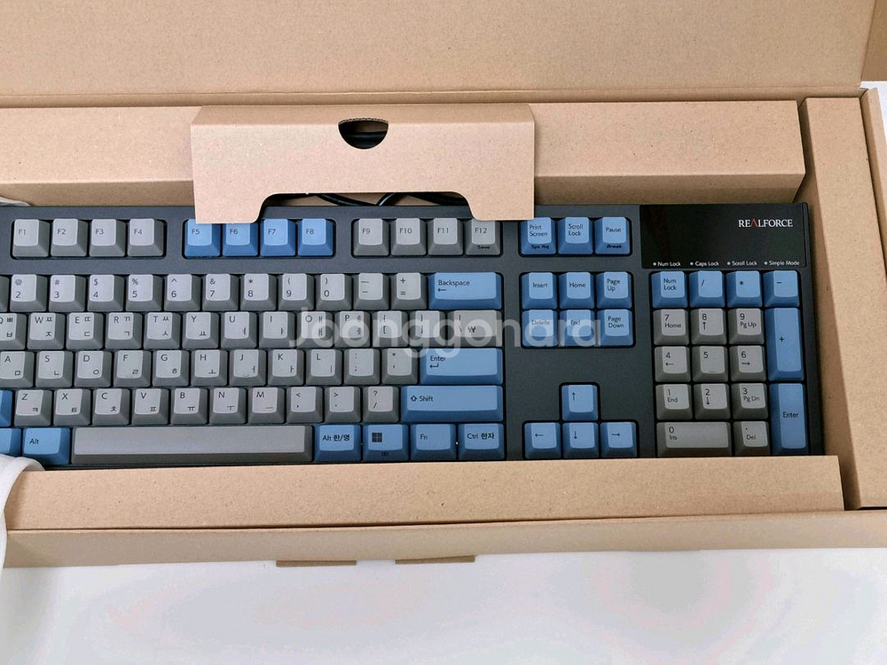 리얼포스 R3S 그레이블루 새상품--0