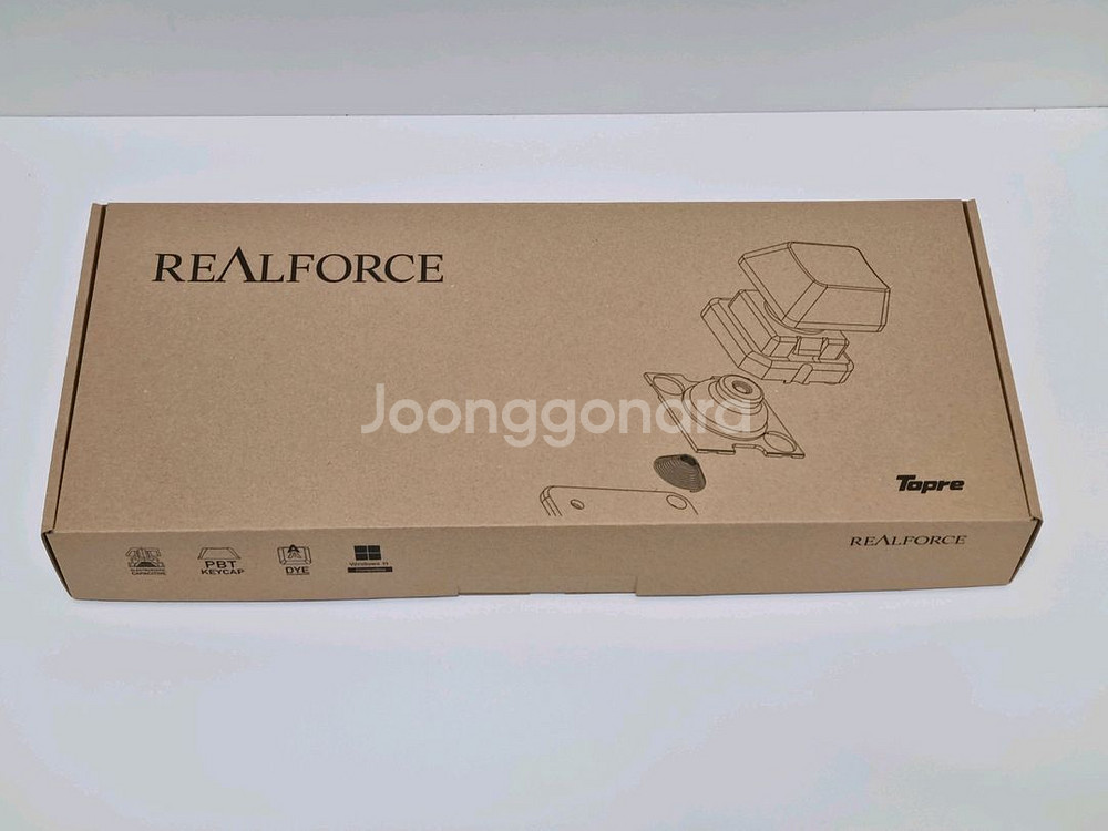 리얼포스 R3S 그레이블루 새상품--2