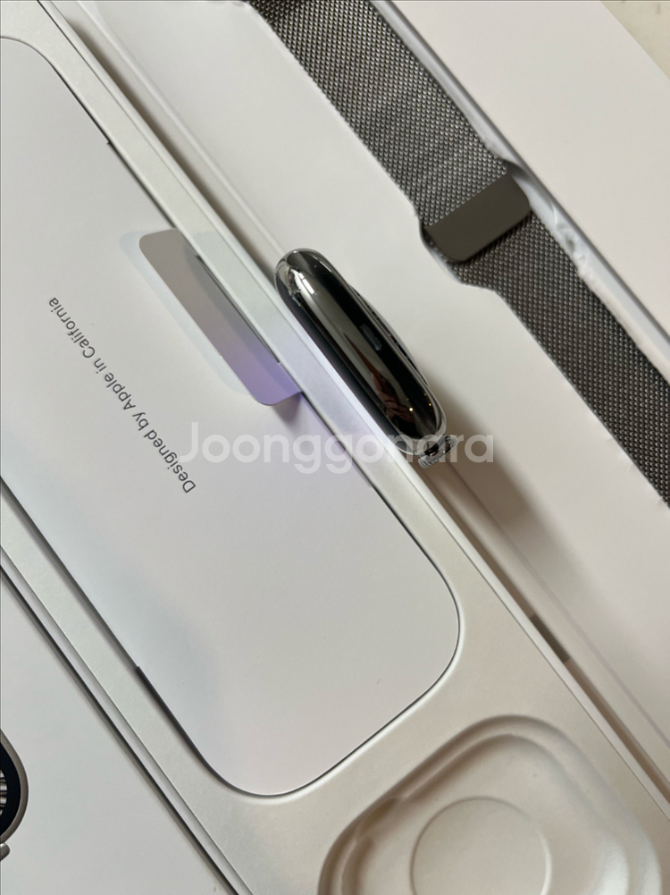 애플워치10티타늄 46mm 내추럴 애플케어+ 신품급--6