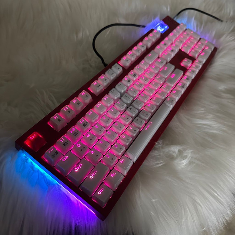 앱코해커K9100arc레드 게이밍 기계식키보드--3