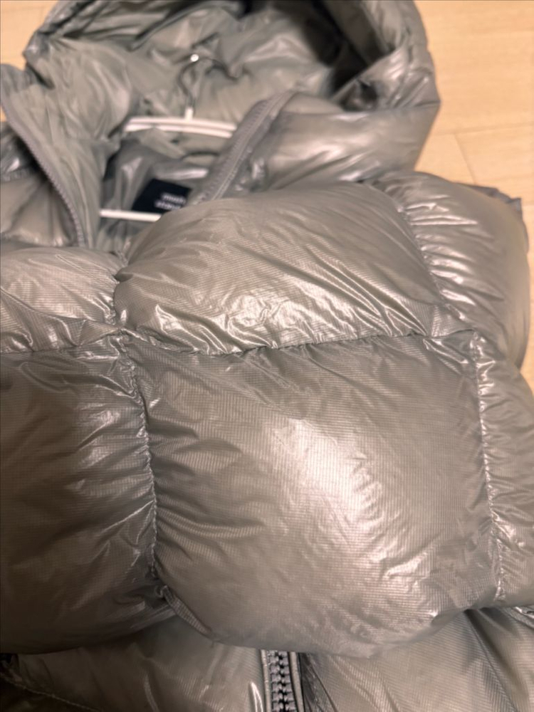 무신사 스탠다드우먼 패딩s 그레이--8