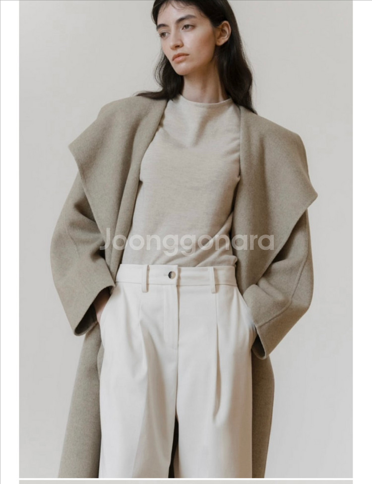 유메르 잔느 하이넥 롱코트--0