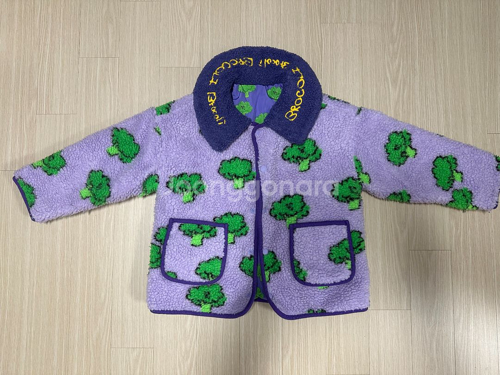 베베베베 브로콜리 덤블 리버시블코트 L사이즈--0