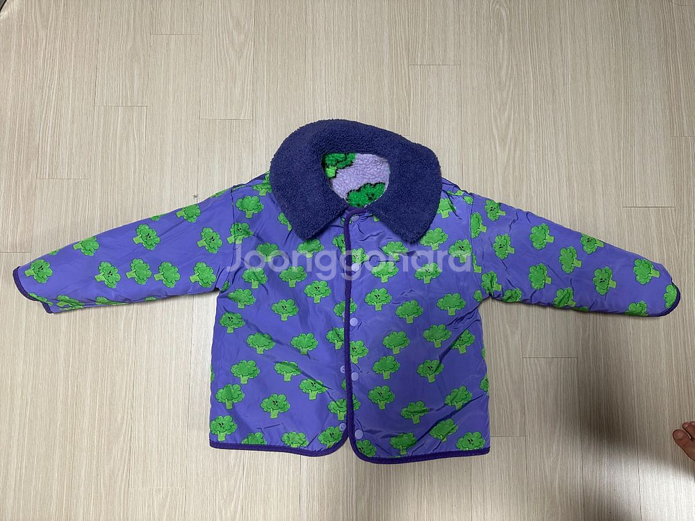 베베베베 브로콜리 덤블 리버시블코트 L사이즈--3