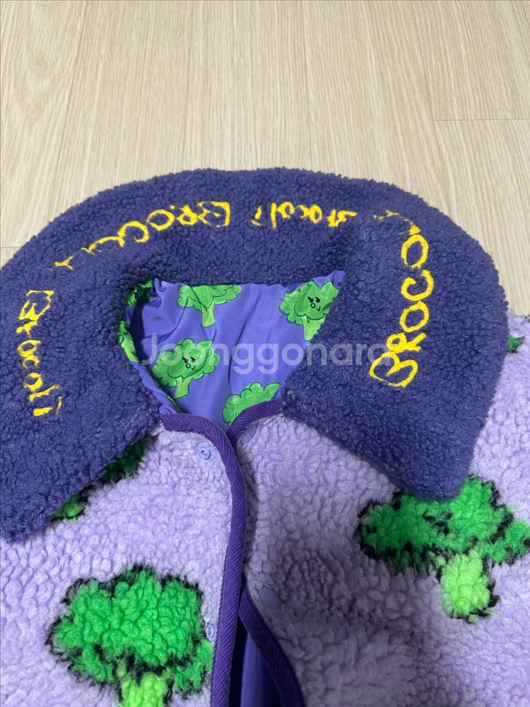 베베베베 브로콜리 덤블 리버시블코트 L사이즈--1