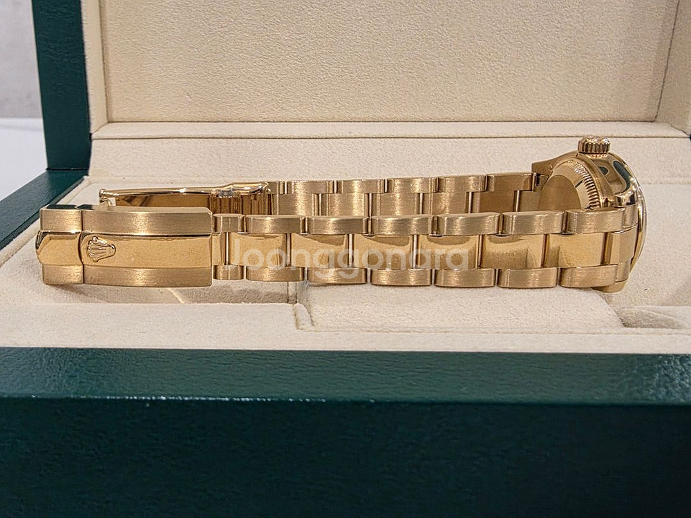 로렉스 오이스터 퍼페츄얼 금통 26MM 흑자개 단품--5