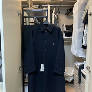 우영미 24fw 네이비 발마칸 코트 46사이즈