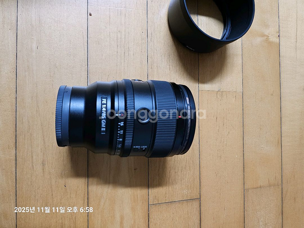 소니 FE 85mm F1.4 GM II 렌즈--1