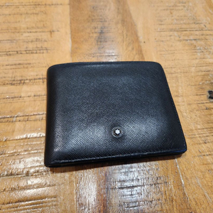 (정품) 몽블랑 사피아노 레더 반지갑 블랙
