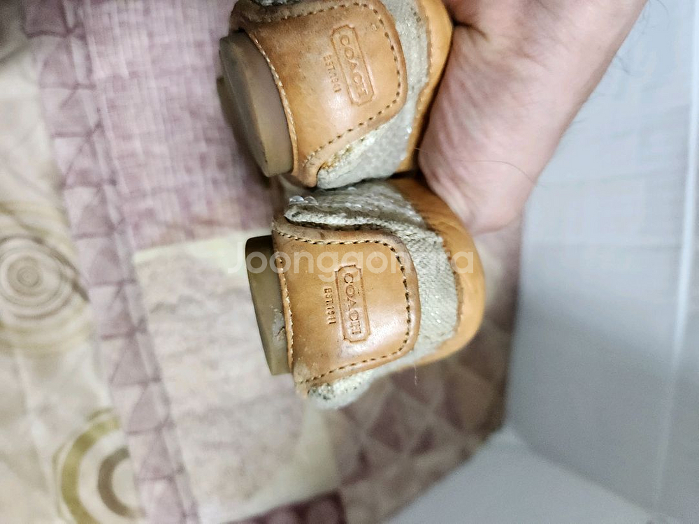 코치 플랫슈즈 7C--1