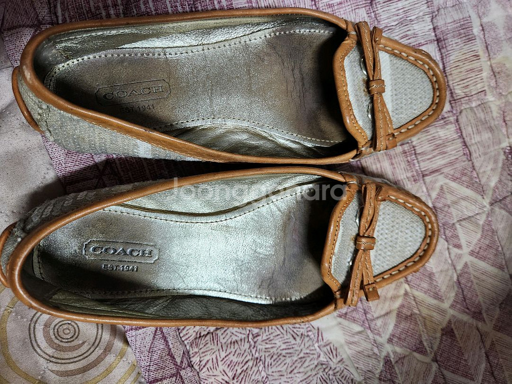 코치 플랫슈즈 7C--0