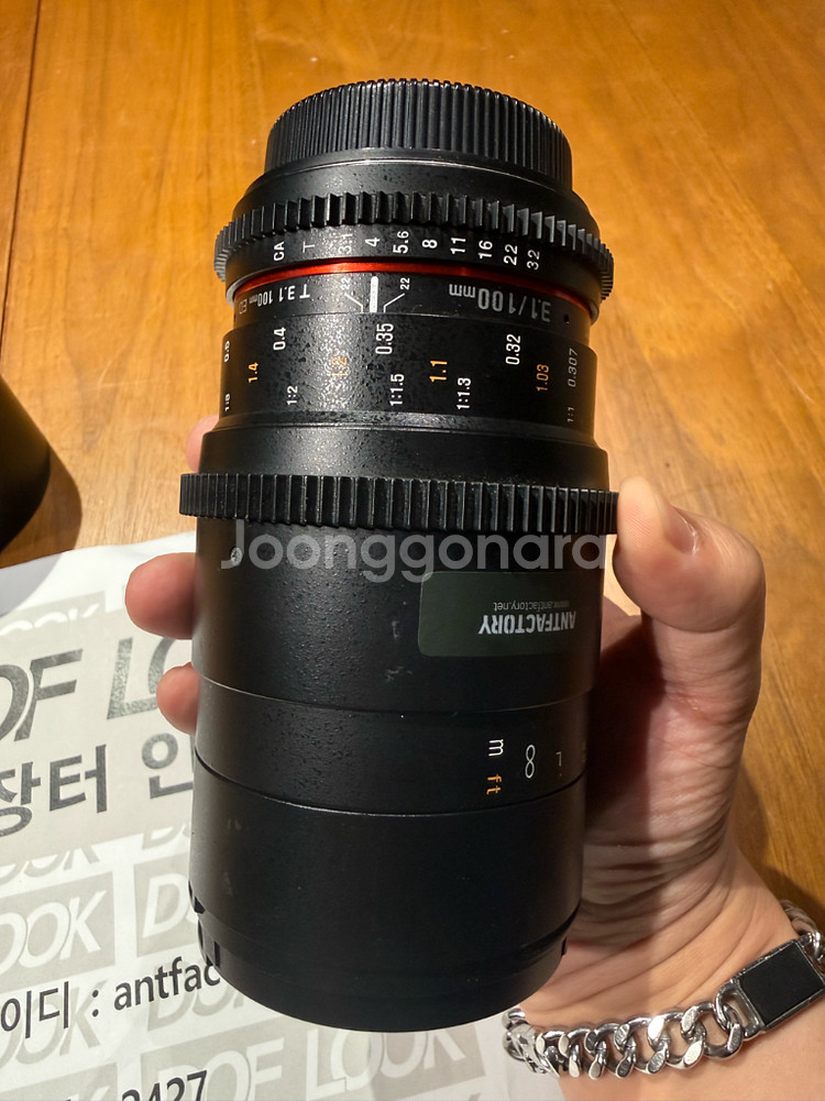삼양100mm 매크로 렌즈 캐논 EF 마운트--1
