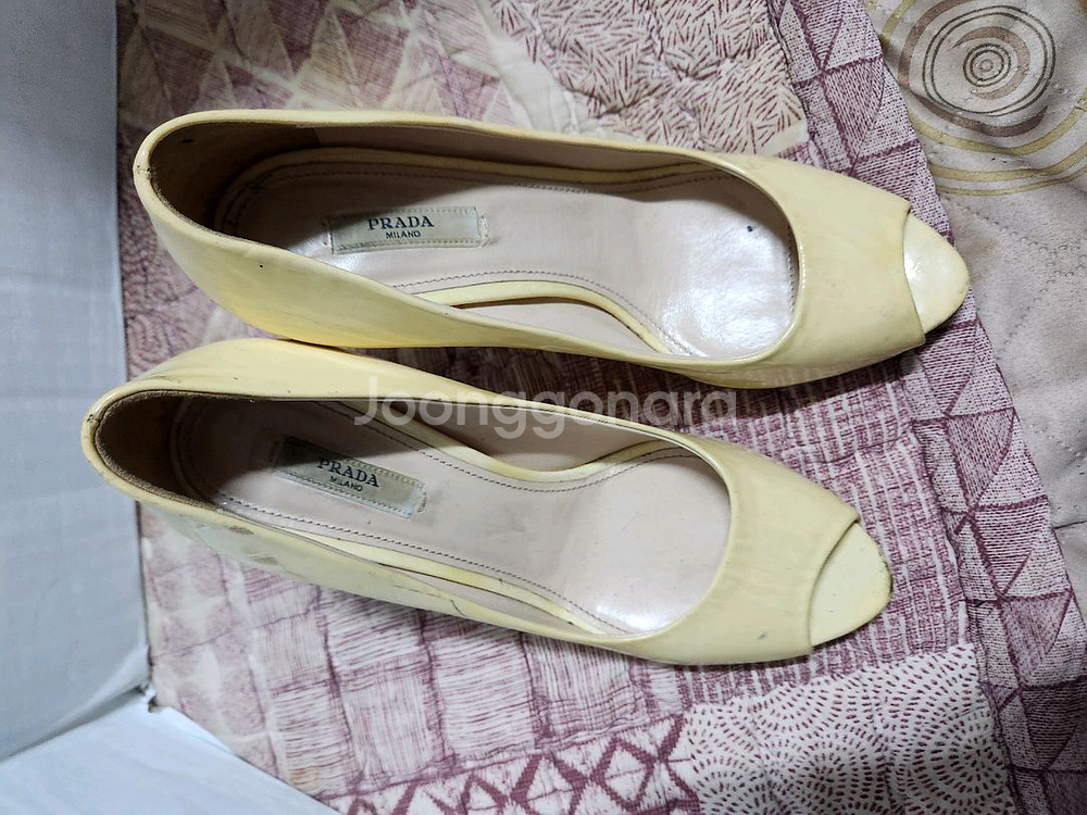 프라다 여성 플랫슈즈 37사이즈--0