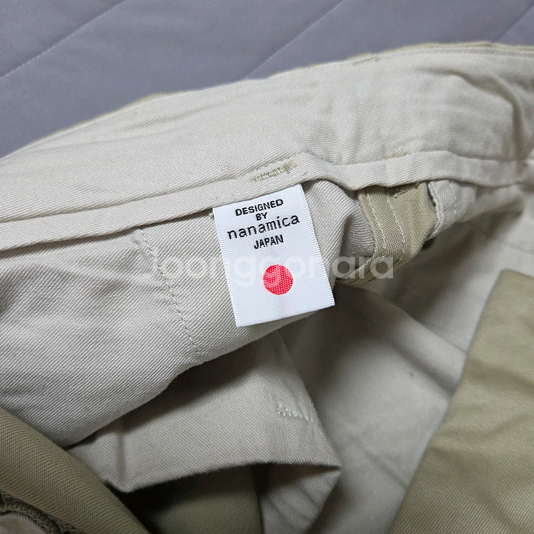 나나미카 와이드 치노팬츠 카키 30 / 베이지 SUCS401E--1