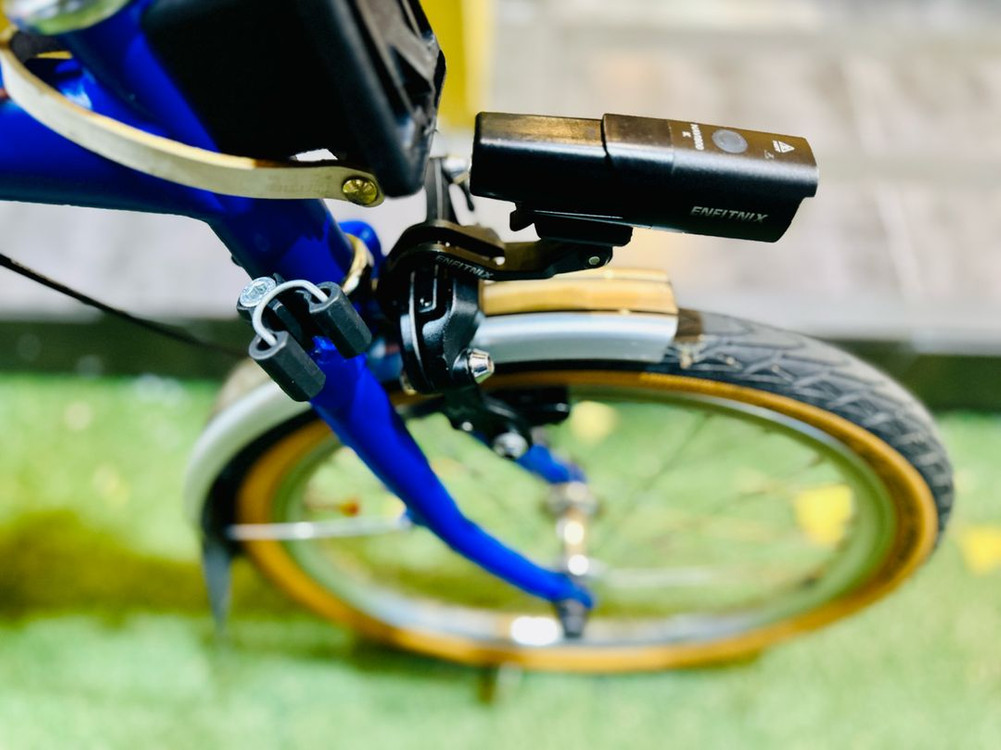 브롬톤 C라인 익스플로러 6단 2022년식 피카딜리블루 버디gt, 그래블 대차가능 이미지