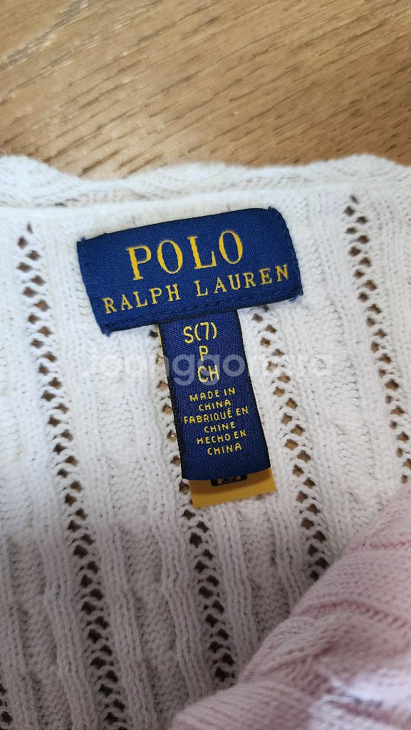 폴로 랄프로렌 여아 니트 원피스+가디건 셋트 S 사이즈--4