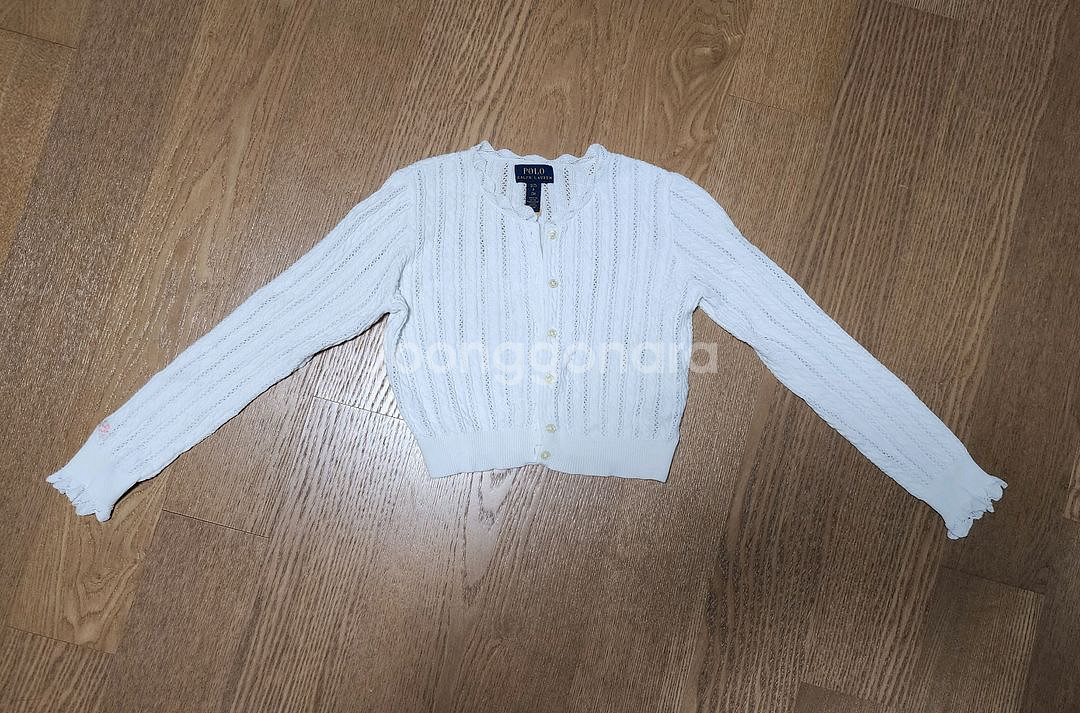 폴로 랄프로렌 여아 니트 원피스+가디건 셋트 S 사이즈--5