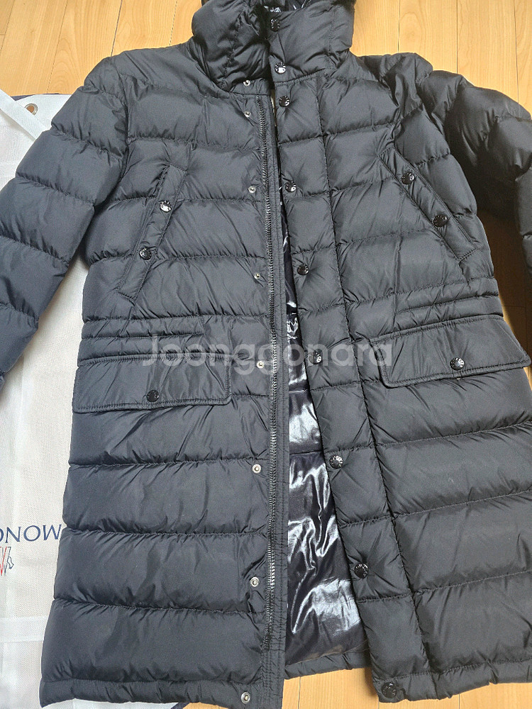 몽클레어 키즈 롱패딩 14세 블랙.성인여성 착용가능--1