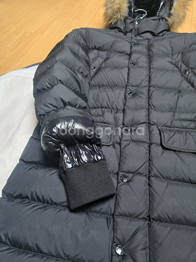 몽클레어 키즈 롱패딩 14세 블랙.성인여성 착용가능--2