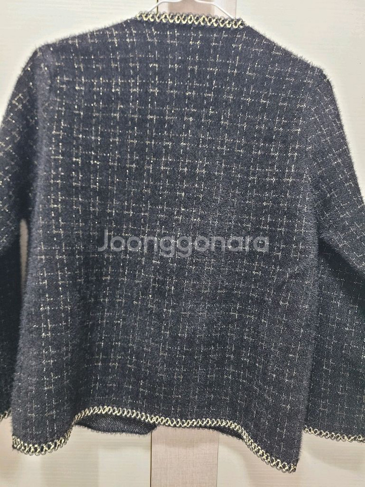새옷/보세 트위드 니트 가디건 44~55사이즈--2