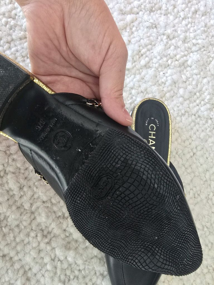 샤넬 체인 뮬 블로퍼 37--1