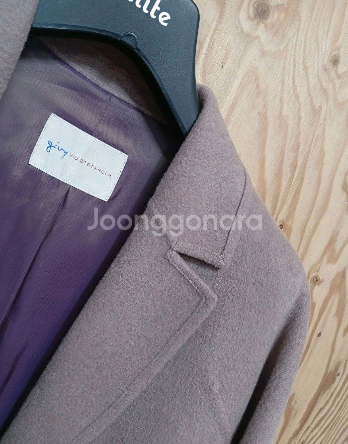 기비 캐시미어 함유 울 코트--1