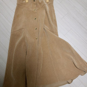 한섬 시스템 코듀로이 스커트