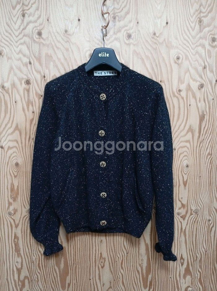 한섬더스토어여성 골드버튼 가디건--0