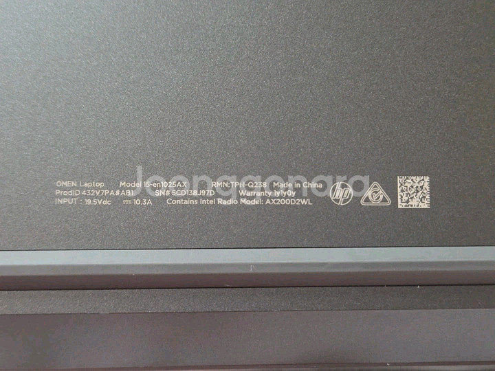 HP OMEN 게이밍 노트북 Ryzen7 RTX3060--4