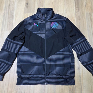푸마 맨체스터 시티 맨시티 프리매치 바람막이 자켓 정품