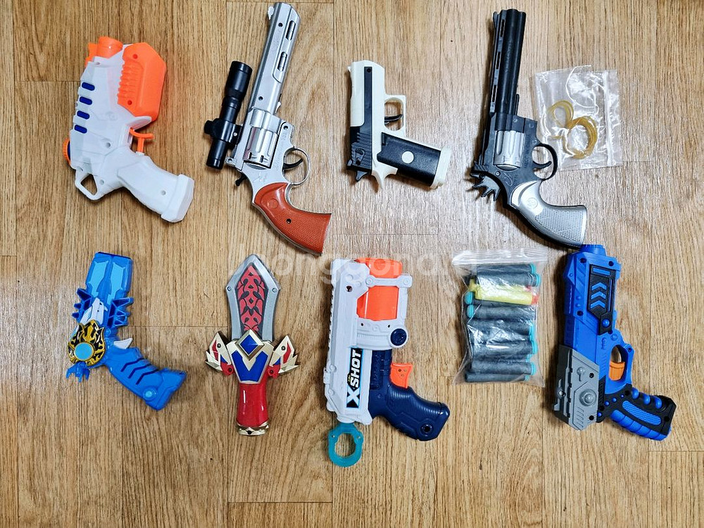 워터건 너프건 슈팅건 고무줄총장난감 총 (너프건 ,물총, 고무줄총)--0