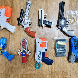 워터건 너프건 슈팅건 고무줄총장난감 총 (너프건 ,물총, 고무줄총)