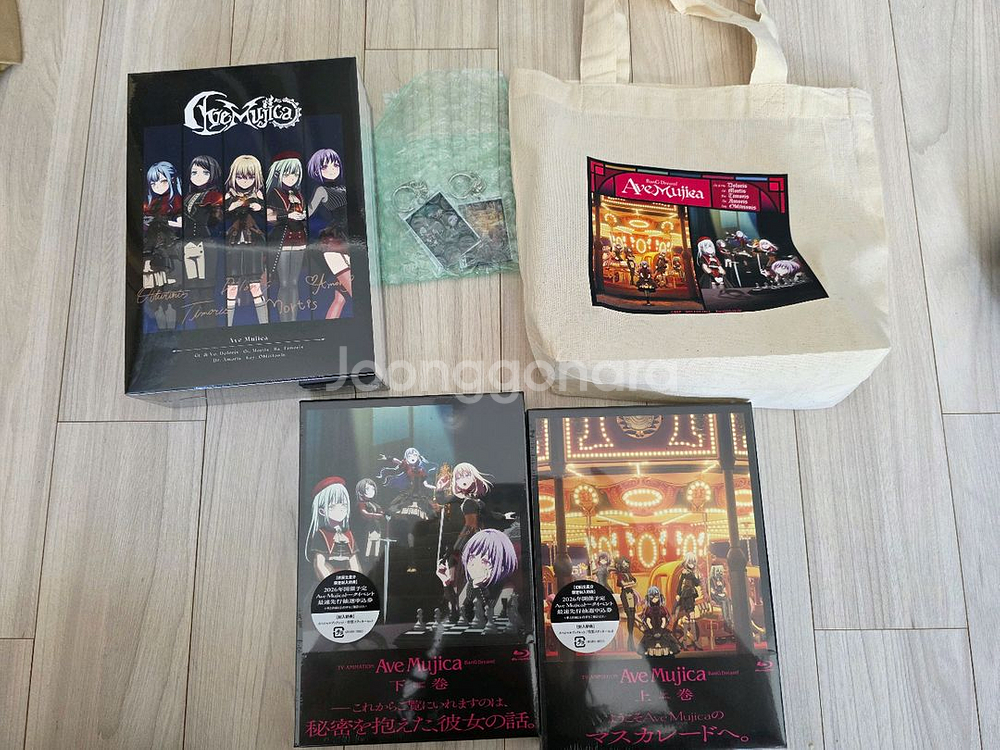 뱅드림 아베무지카 블루레이 (미개봉) 상,하 세트 + 특전 포함--0