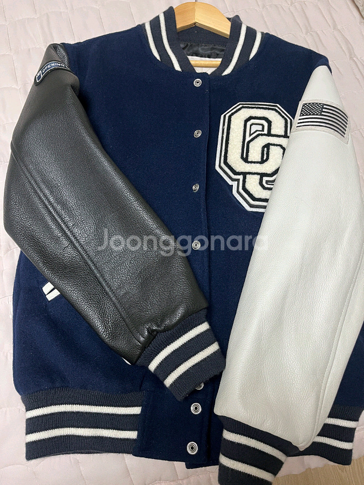 오프닝 세레모니(오프닝 세레머니) 바시티 자켓 블루 L 사이즈--2