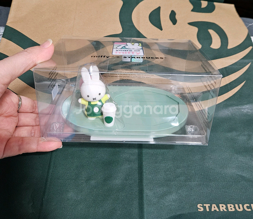 미개봉]스타벅스 포에버 미피 피규어 코스터--7