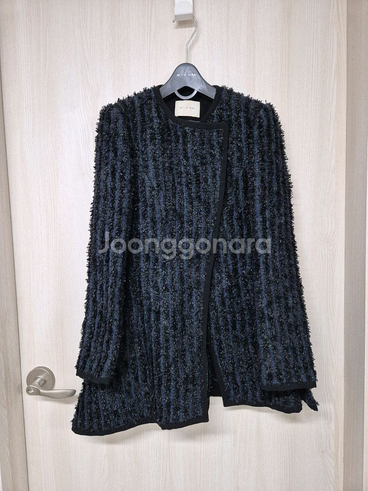 미샤 언발란스 트위드 자켓--0